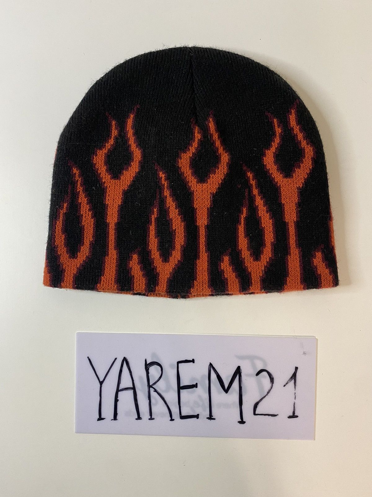 Vintage Fire Flame hat cap Size ONE SIZE - 1 Thumbnail