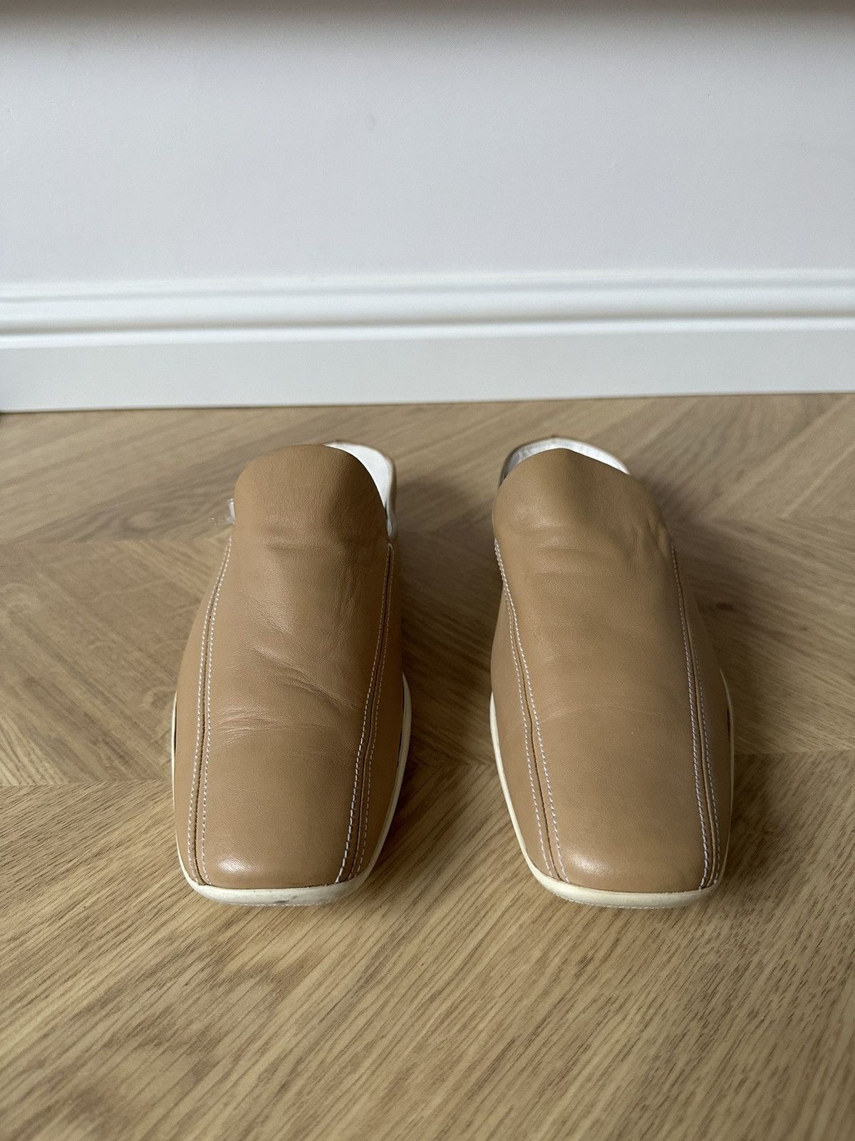 Prada Prada 00s Mules Slippers Slides Vintage Rare Size US 7 / IT 37 - 2 Thumbnail