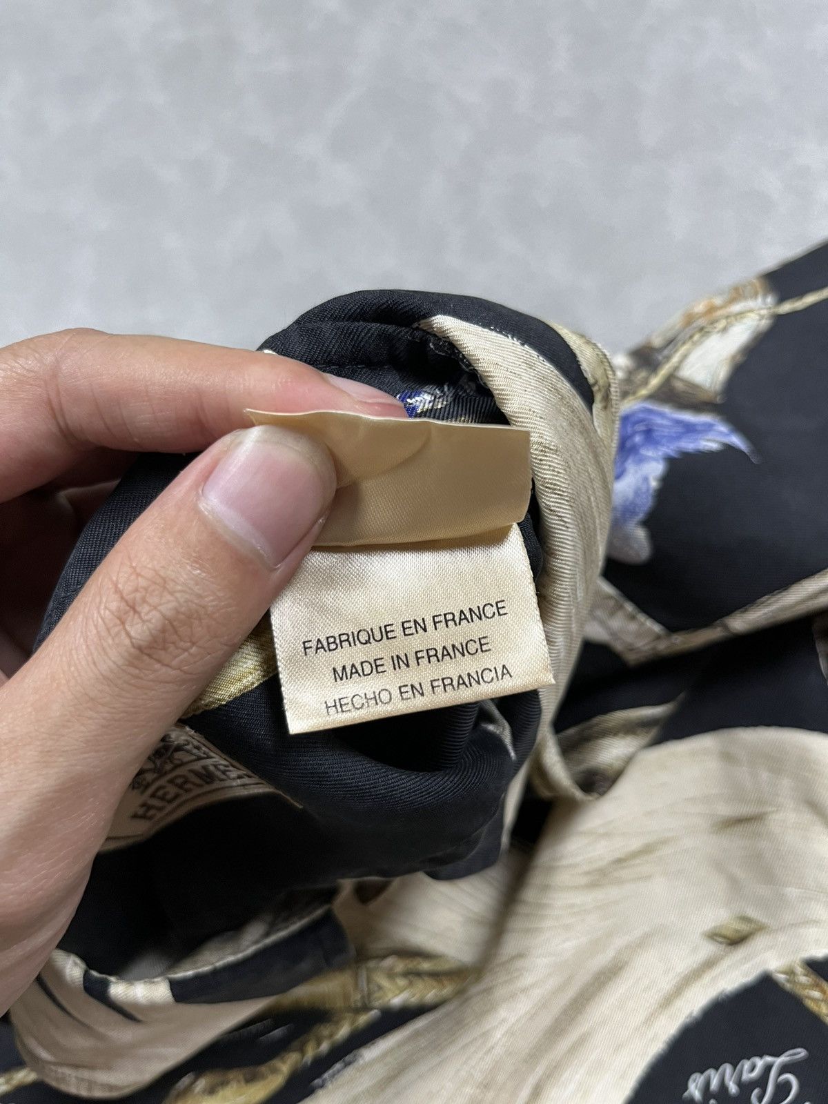 Hermes 90s Hermes silk button up Size US L / EU 52-54 / 3 - 17 Thumbnail