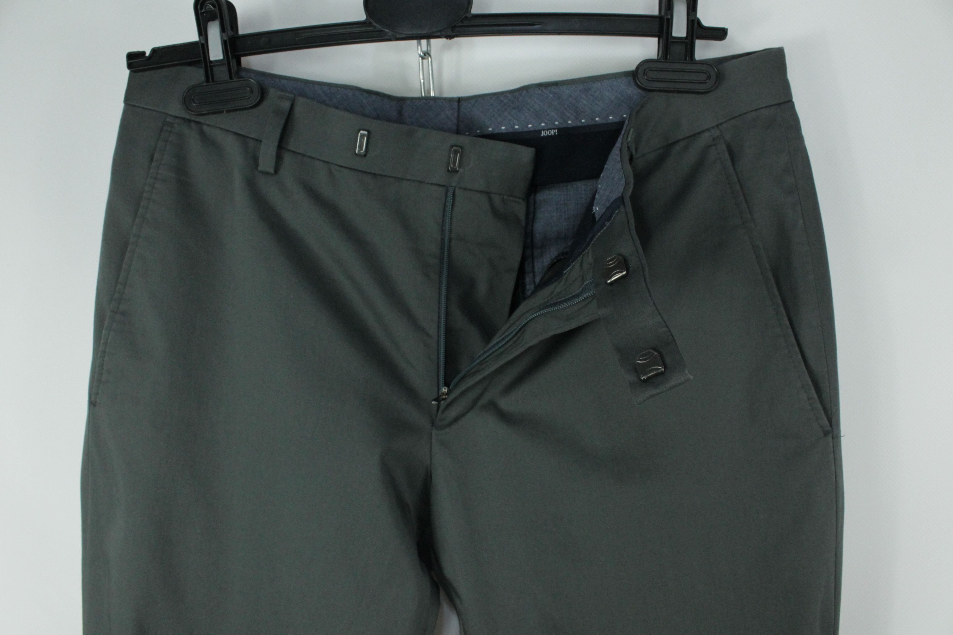 Joop! JOOP! Slim-Fit Gray Stretch Cotton Formal Pants Suit Size 34R - 12 Thumbnail