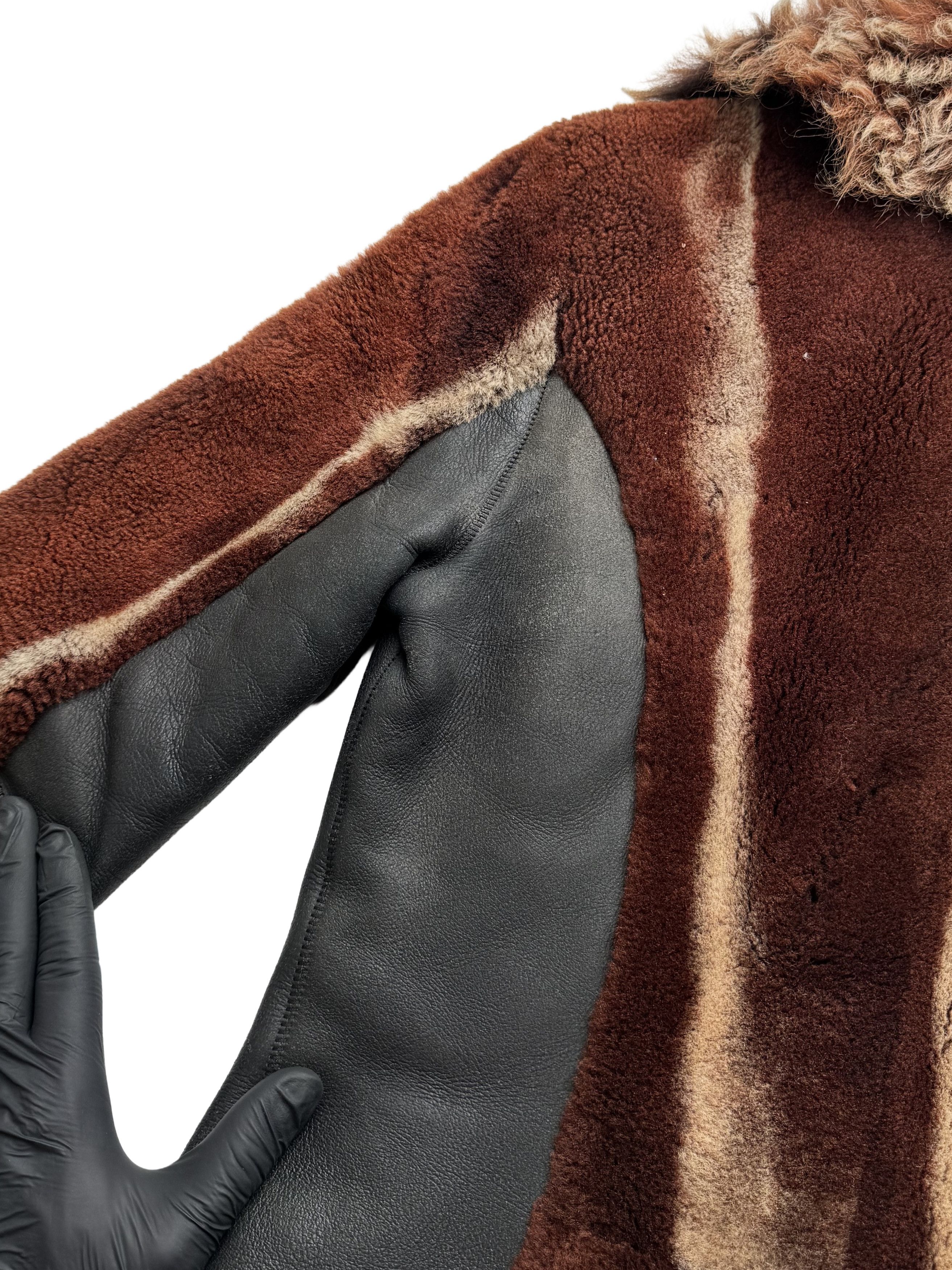 Japanese Brand Vintage Real Sheepskin Coat Size M / US 6-8 / IT 42-44 - 20 Thumbnail