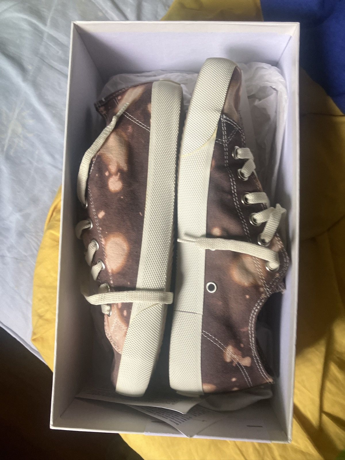 Maison Margiela Maison Margiela 20SS Tabi Tie Dye Pattern Low-cut Sneakers Size US 8 / EU 41 - 16 Thumbnail