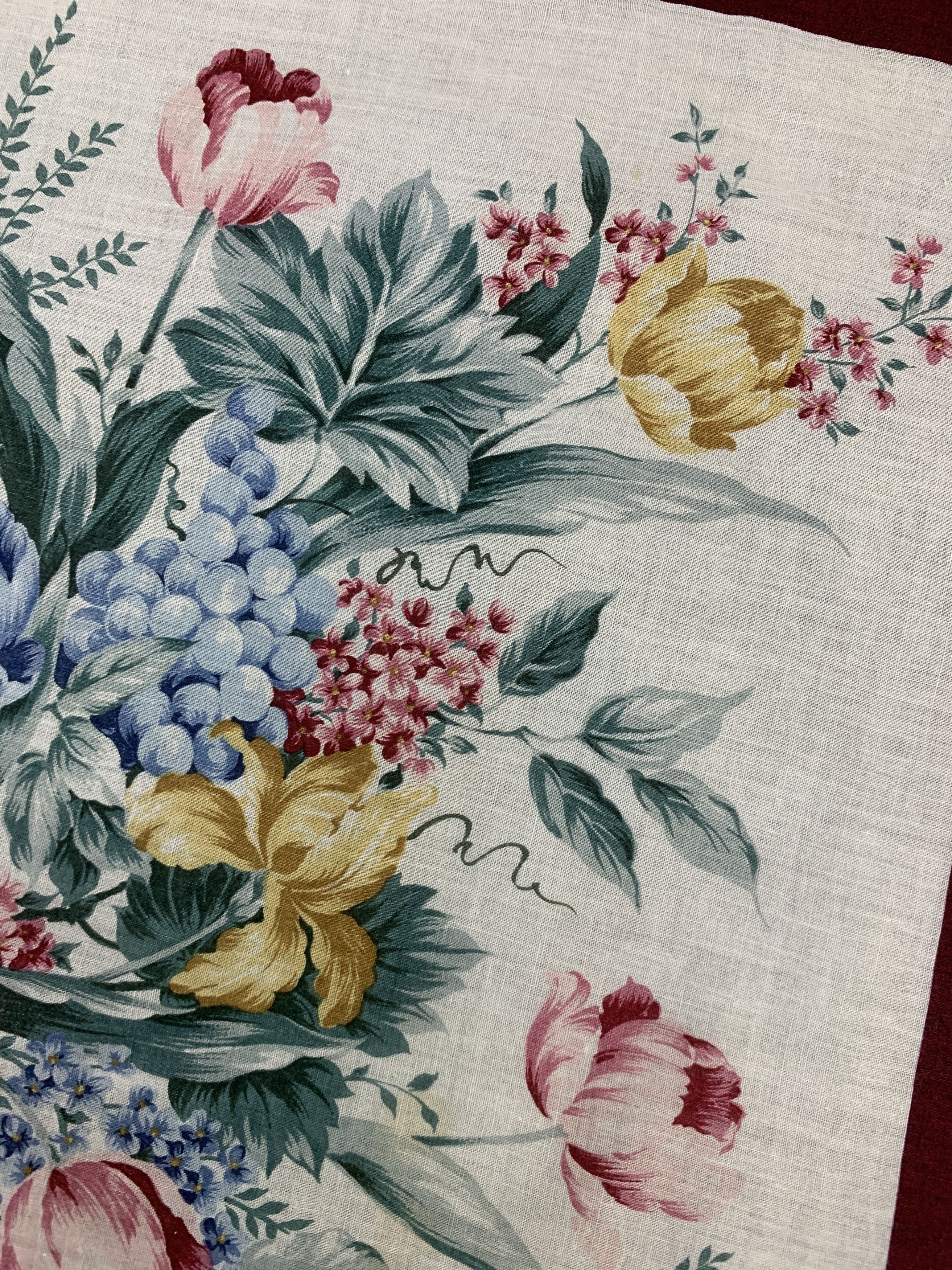 Vintage × Yves Saint Laurent Vintage Yves Saint Laurent Scarf Handkerchief - HKA975 Size ONE SIZE - 6 Thumbnail