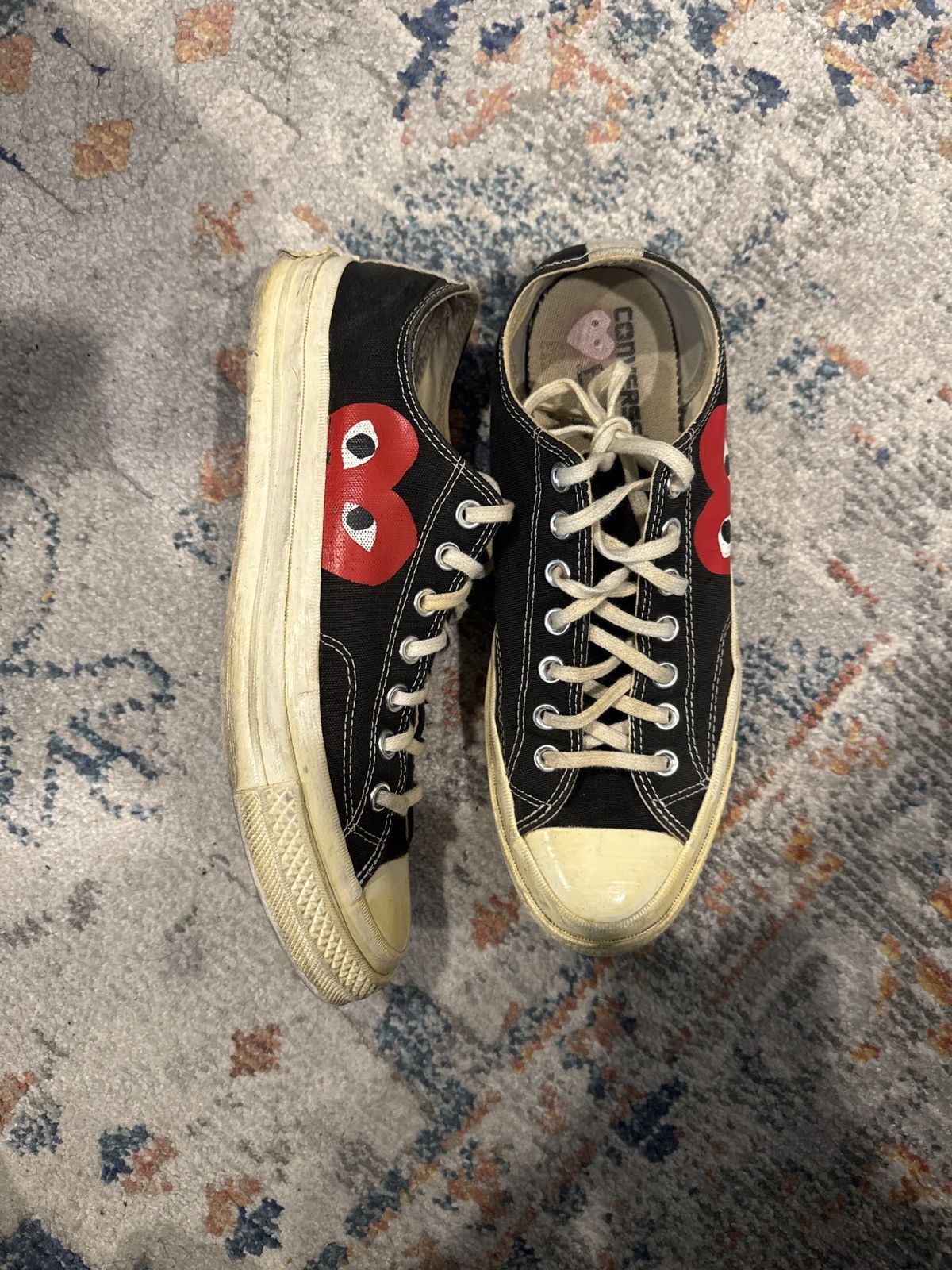Comme des Garcons × Converse CDG Converse Chuck 70 Low Size US 9 / EU 42 - 4 Thumbnail
