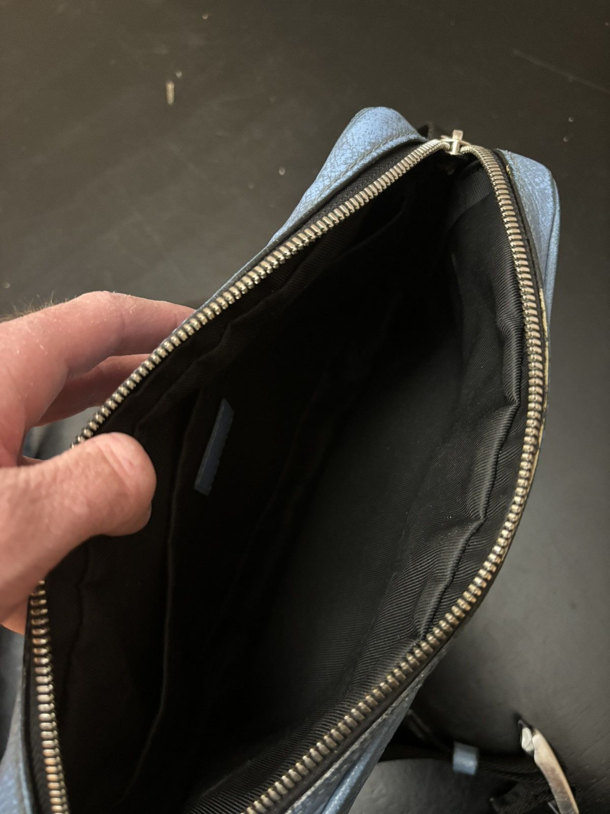Louis Vuitton Louis Vuitton Taigarama Outdoor Monogram Messenger Bag Blue Size ONE SIZE - 13 Thumbnail