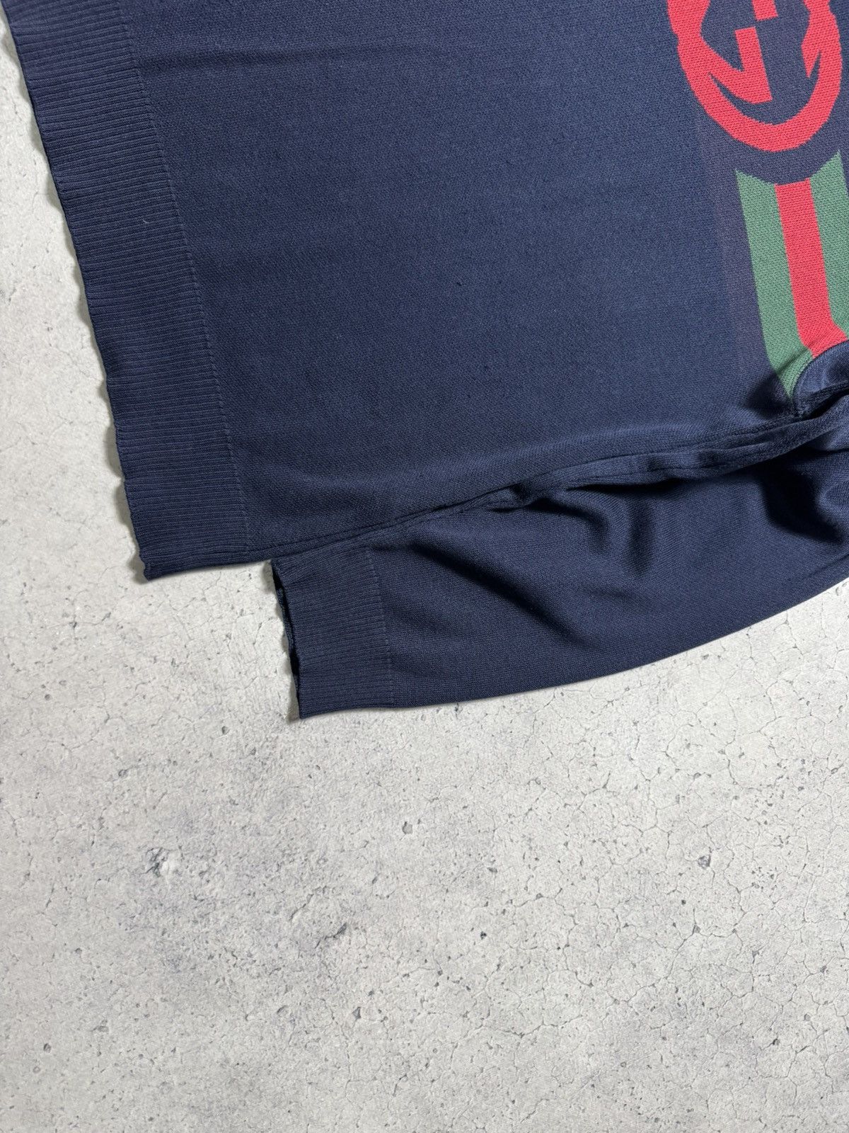 Gucci Gucci Big Logo Luxury Sweater Big Logo Size L Size US L / EU 52-54 / 3 - 4 Thumbnail