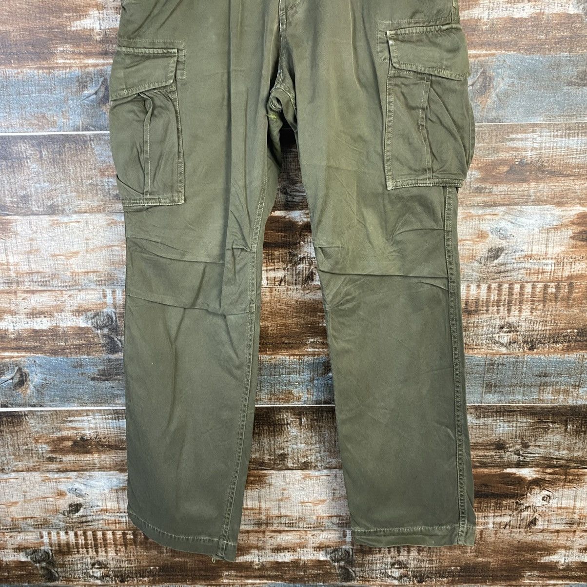 Global Work DL Global Work Green Cargo Multipocket Pants #C973 Size US 30 / EU 46 - 3 Thumbnail
