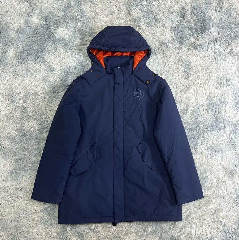 Loewe Loewe Blue Cotton Men's Down Jacket 0089 Size US S / EU 44-46 / 1 - 1 Thumbnail