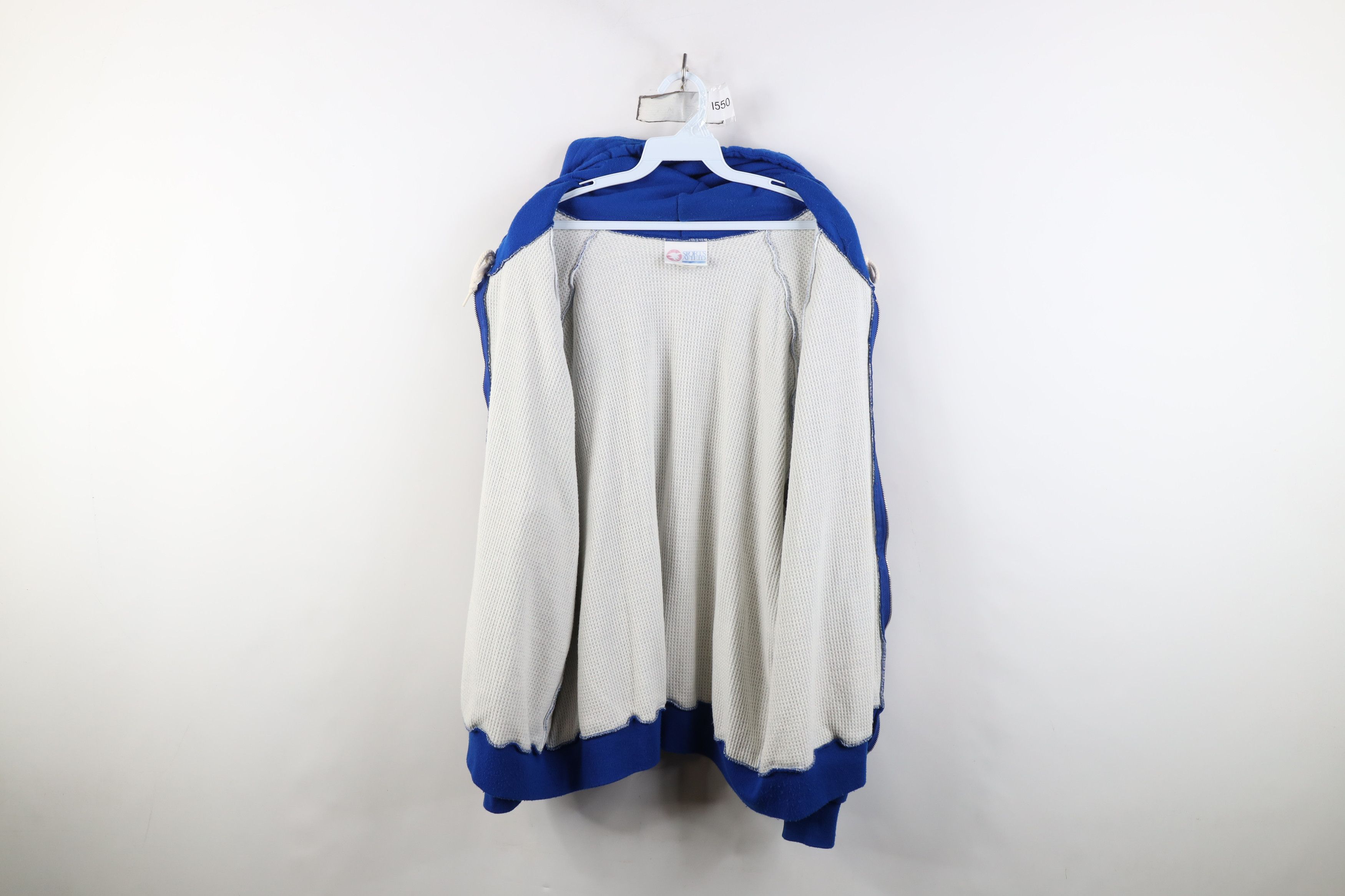 Vintage Vintage 70s 80s Streetwear Knit Lined Full Zip Hoodie USA Size US XL / EU 56 / 4 - 9 Thumbnail