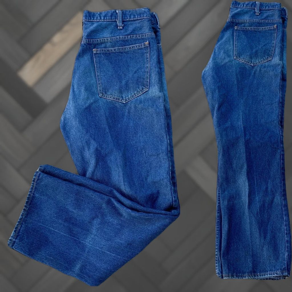 Vintage VINTAGE Unbranded Jeans Rockabilly 5 Pocket Denim USA Scovill Zipper 36 Waist 30 Inseam 31 Rise High Men Size US 36 / EU 52 - 1 Thumbnail