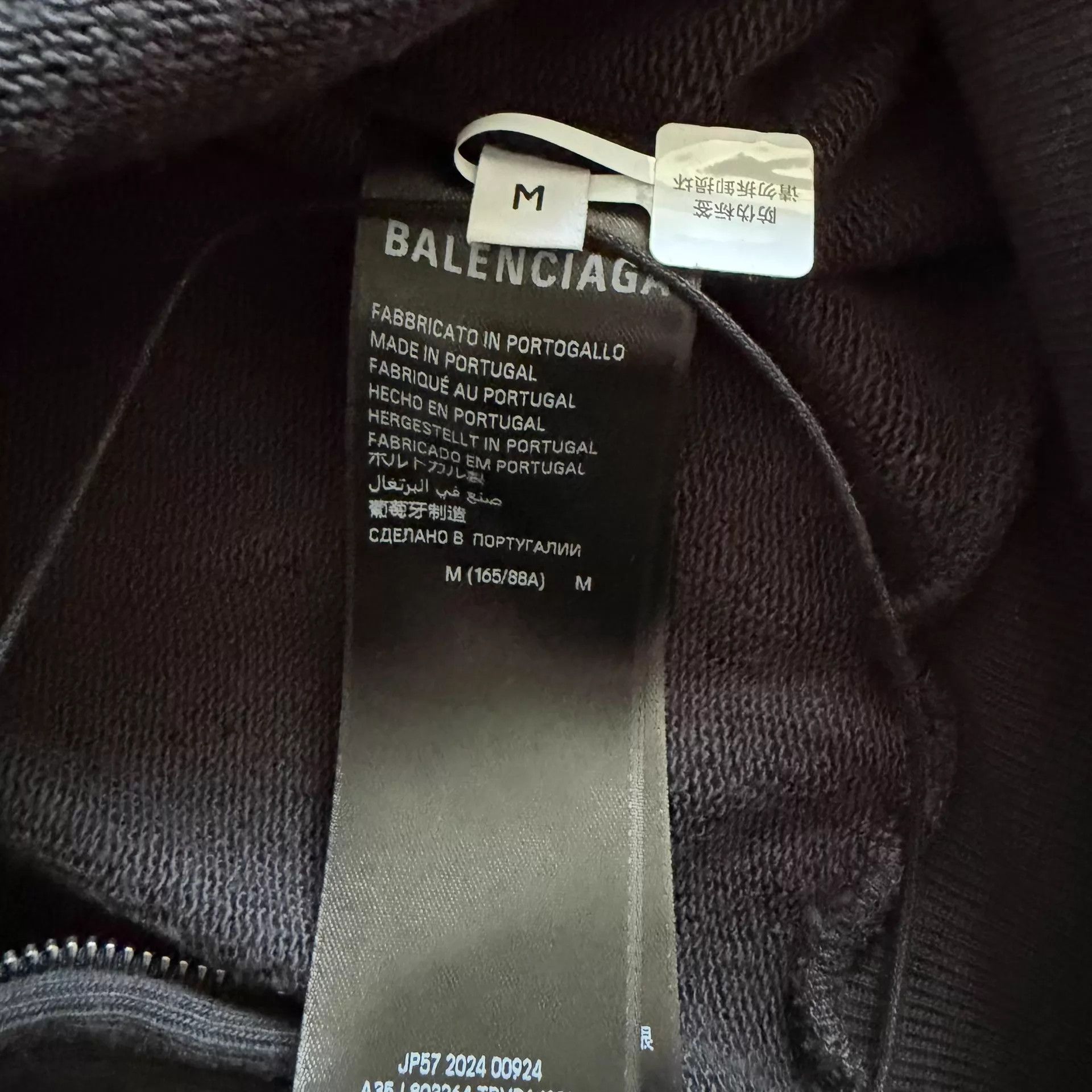 Balenciaga Balenciaga 24 Planet Earth Black Zip Hoodie M Size M / US 6-8 / IT 42-44 - 4 Thumbnail