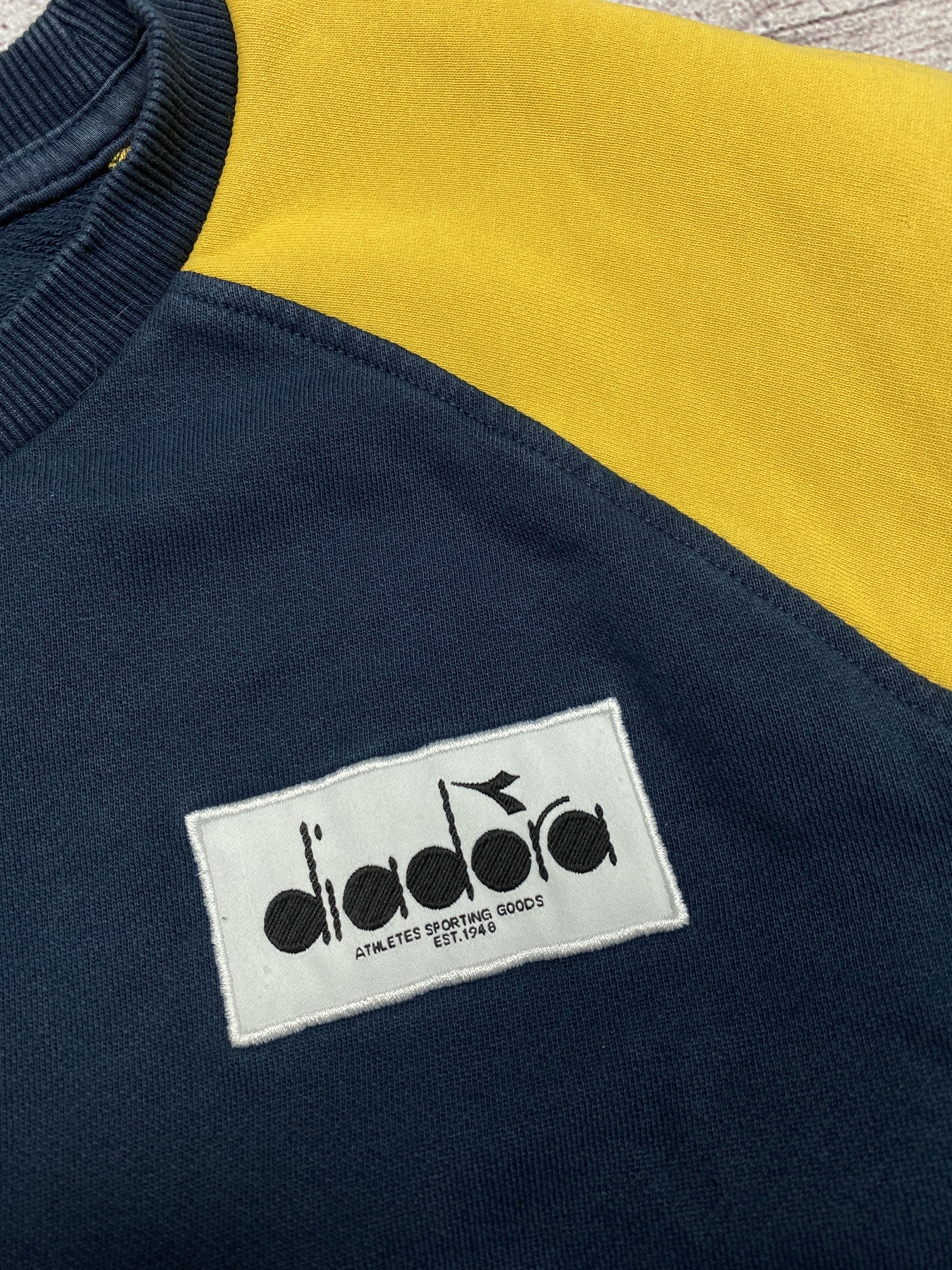 Diadora × Vintage Diadora Vintage Mens Crew Neck Sweatshirt Size US S / EU 44-46 / 1 - 5 Thumbnail