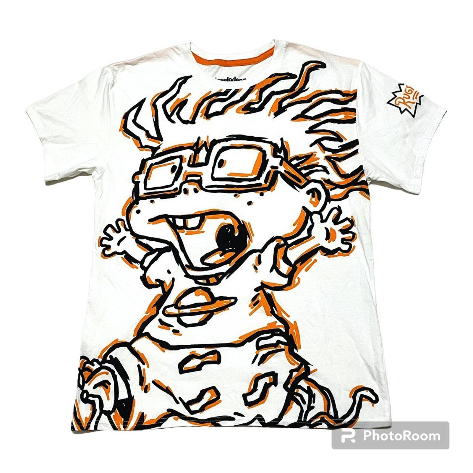 Nickelodeon Y2K Rugrats Big Face Chucky Shirt Large Size US L / EU 52-54 / 3 - 1 Thumbnail