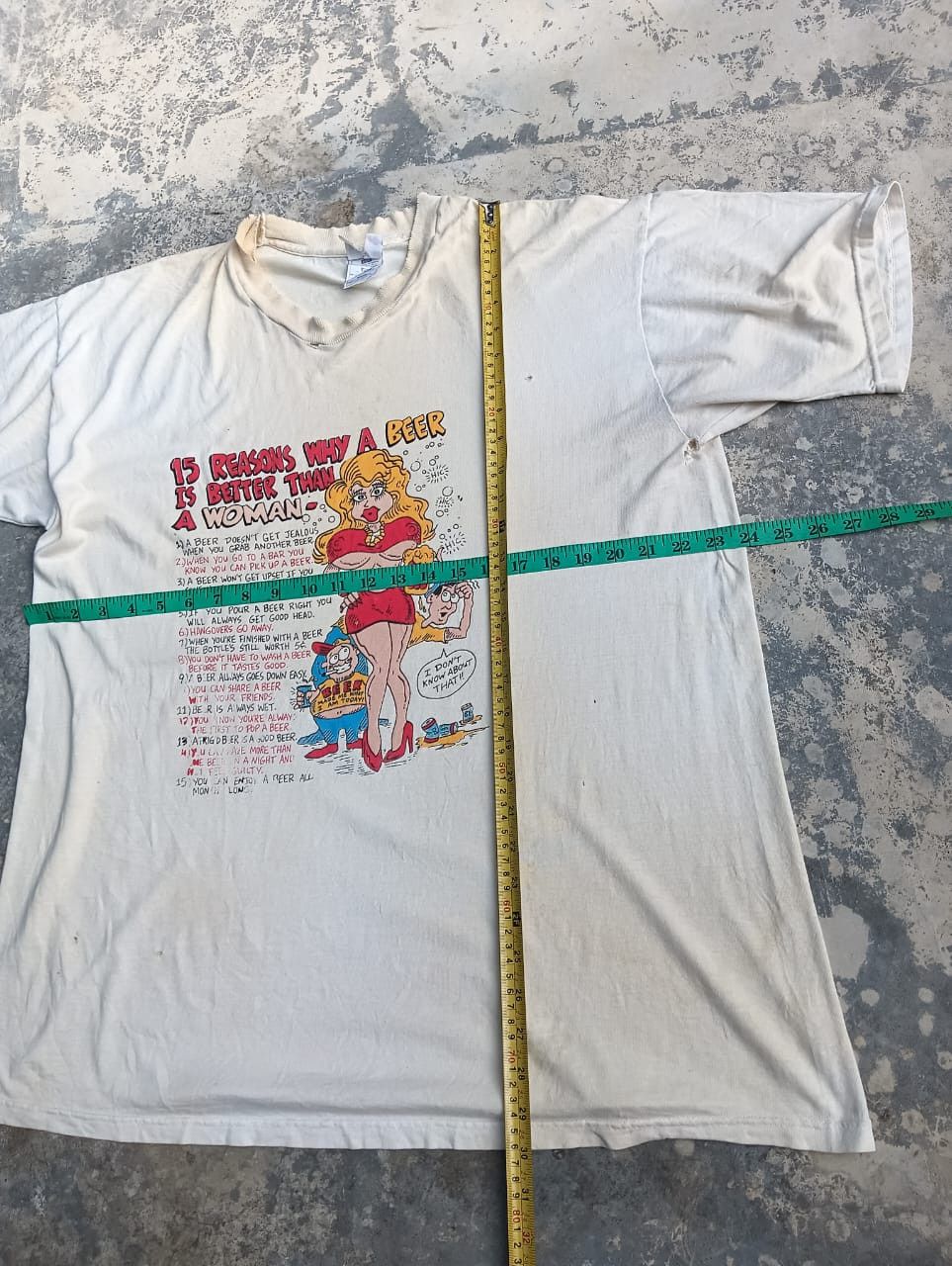 Vintage Funny quote distressed vintage Y2K tshirts Size US XL / EU 56 / 4 - 7 Thumbnail