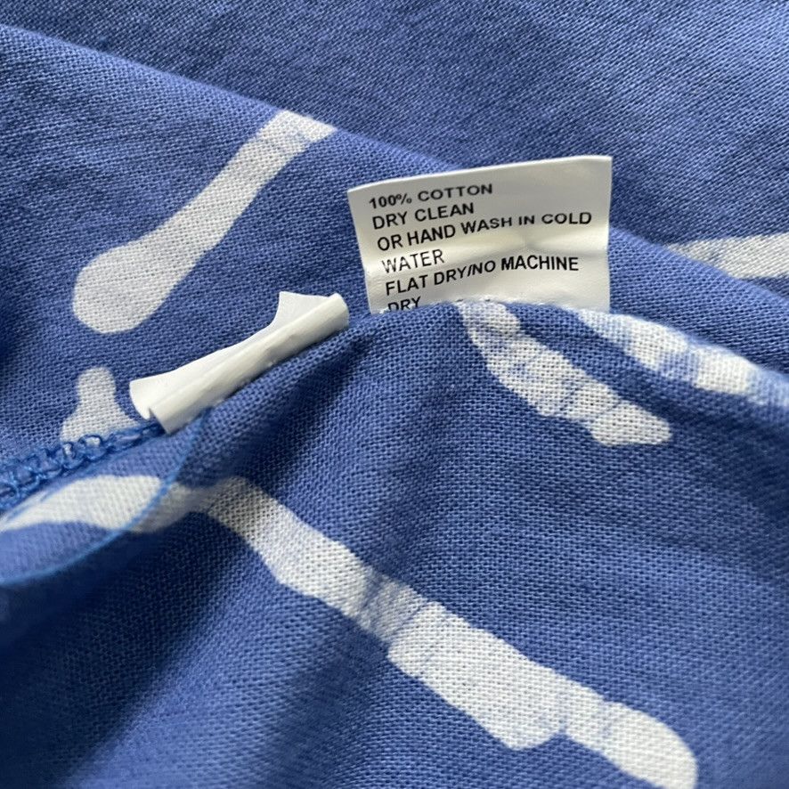 Post-Imperial Post-Imperial Azure Blue ‘Ijebu’ Adire Camp Shirt - L Size US L / EU 52-54 / 3 - 5 Thumbnail