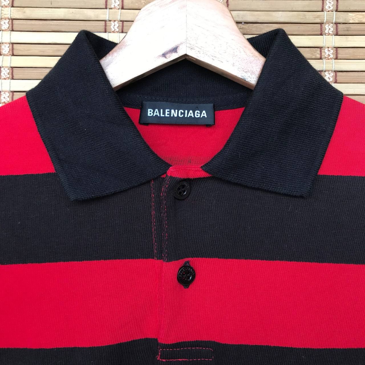 Balenciaga BALENCIAGA STRIPED RUGBY POLO Size US XXS / EU 40 - 12 Thumbnail