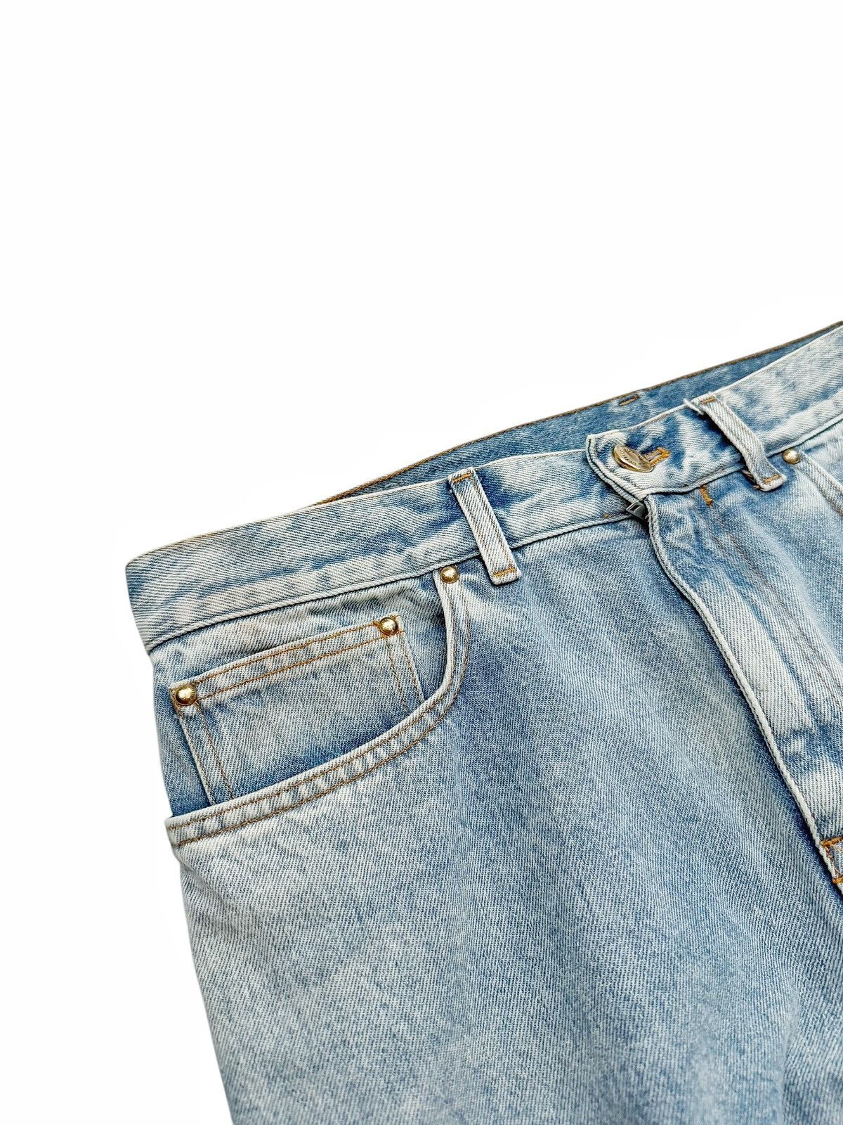 Louis Vuitton 2020 Virgil Blue Regular Wash Jeans Size US 34 / EU 50 - 4 Thumbnail