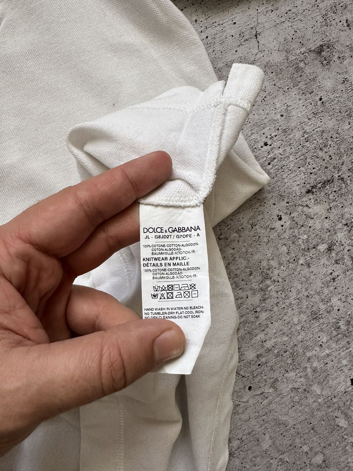 Dolce & Gabbana Vintage Dolce Gabbana Milano White Polo Size US M / EU 48-50 / 2 - 12 Thumbnail