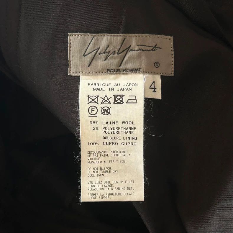 Yohji Yamamoto Yohji Yamamoto size 4 18aw cross zippered trousers 2502-Ne Size US 30 / EU 46 - 6 Thumbnail