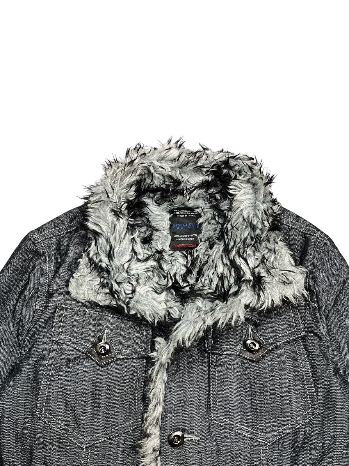 If Six Was Nine 2000s Nicole Club - Raccoon Fur Liner Jacket Size US L / EU 52-54 / 3 - 8 Thumbnail