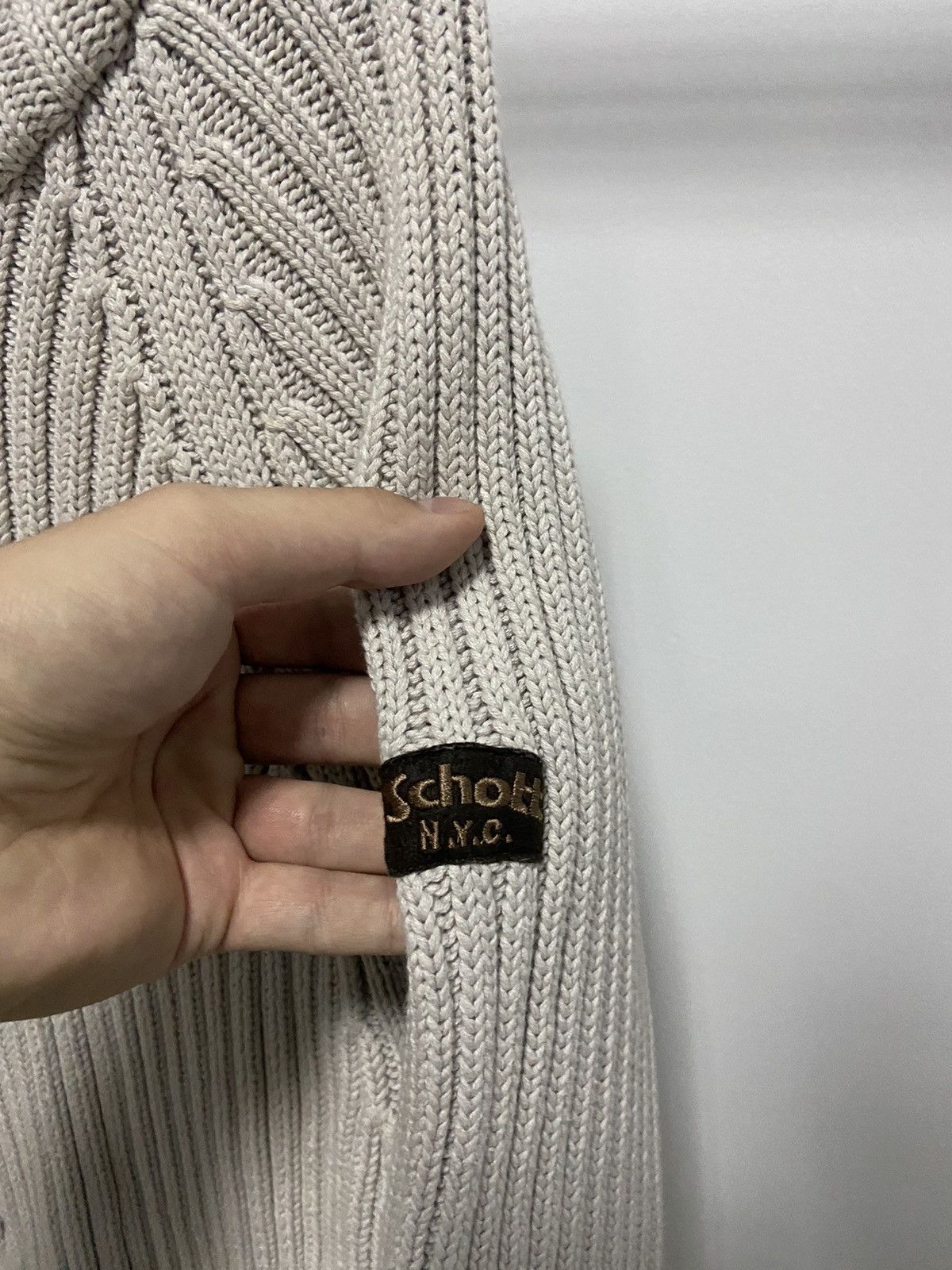 Schott × Vintage Schott zip hoodie logo sleeve knitted vintage Size US XXL / EU 58 / 5 - 3 Thumbnail