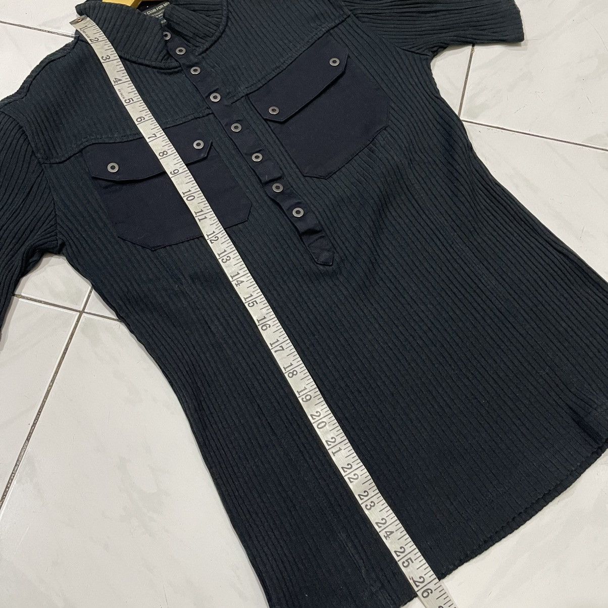 Nicole Club Nicole club for man button double pocket knit tee Size US S / EU 44-46 / 1 - 8 Thumbnail