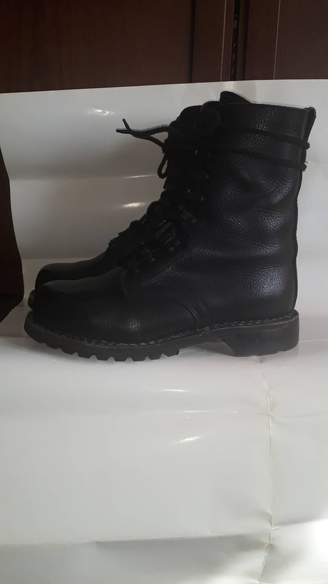 Vintage RARE Vintage 70s Kampfstiefel 77 ARMY BOOTS, 26,0 Size US 7.5 / EU 40-41 - 4 Thumbnail