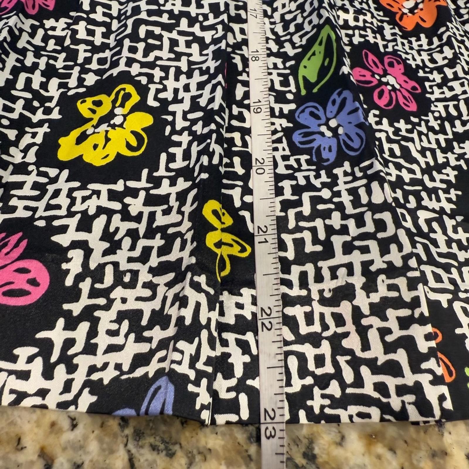 Other Floral colorful retro 80’s mini skirt SZ 8 Size 30" / US 8 / IT 44 - 4 Thumbnail