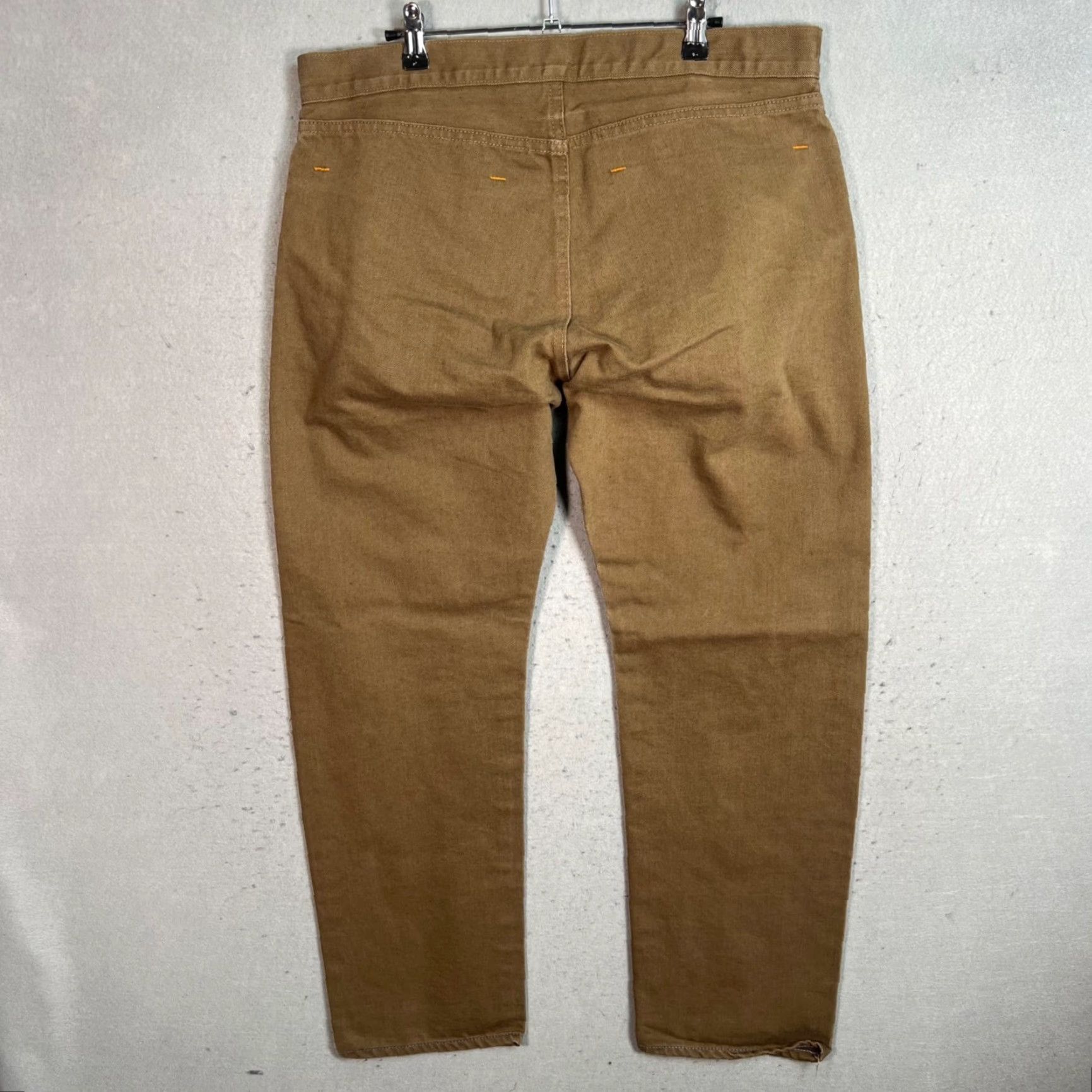 Levi's VINTAGE Levis Jeans Mens Size 34 Cotton Brown Unfinished Straight Leg Size US 34 / EU 50 - 2 Thumbnail