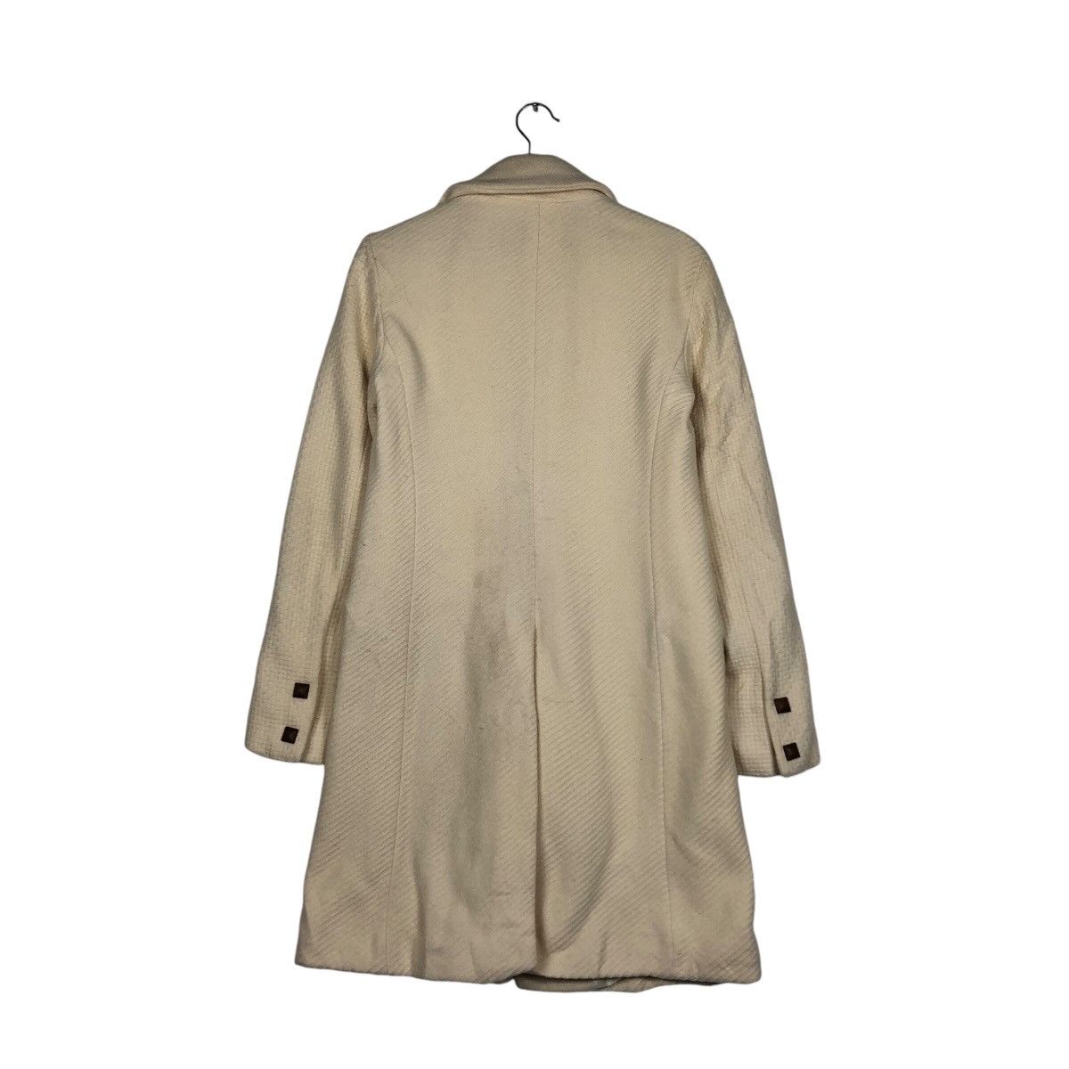 Designer × Just Cavalli 📌Just Cavalli Cream Coats Jacket Size S / US 4 / IT 40 - 9 Thumbnail