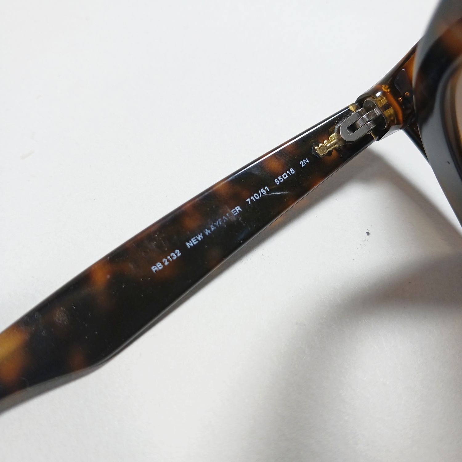 RayBan Ray Ban RB2132 Tortoise New Wayfarer Gradient Sunglasses Size ONE SIZE - 10 Thumbnail