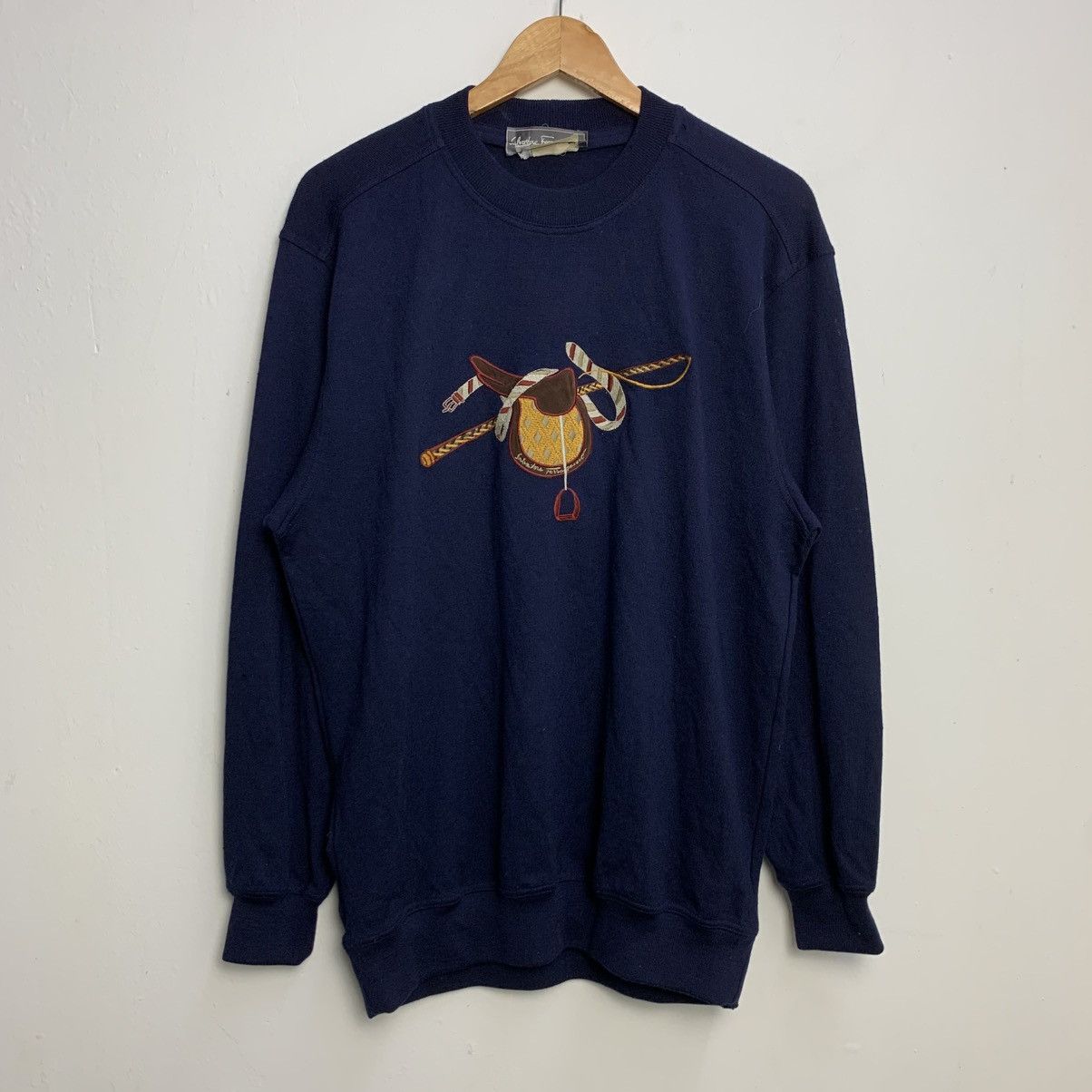 Salvatore Ferragamo Vintage Salvatore Ferragamo wool distressed sweater Size US M / EU 48-50 / 2 - 1 Thumbnail