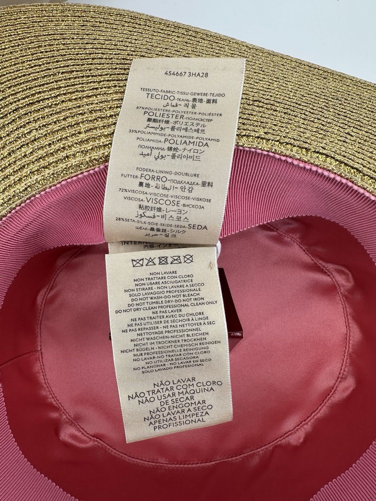 Gucci New Gucci Hat Size-S-56cm Woman's Size ONE SIZE - 11 Thumbnail