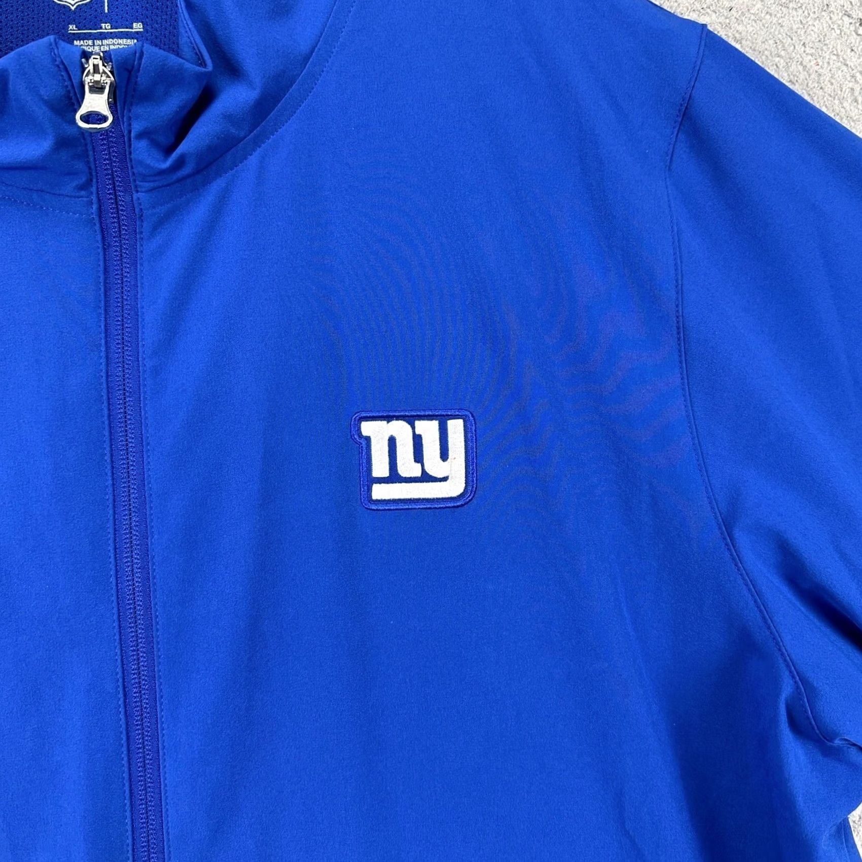 Nike Nike New York Giants Mens Full Zip Jacket XL Blue Long Sleeve Logo Football NFL Size US XL / EU 56 / 4 - 6 Thumbnail