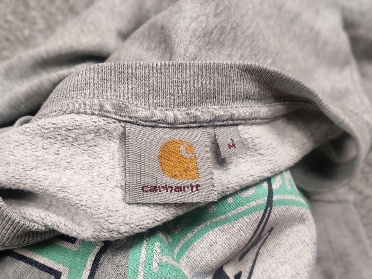 Carhartt Vintage Carhartt Camp Detroit Fish Logo Gray Sweatshirt Size US M / EU 48-50 / 2 - 12 Thumbnail