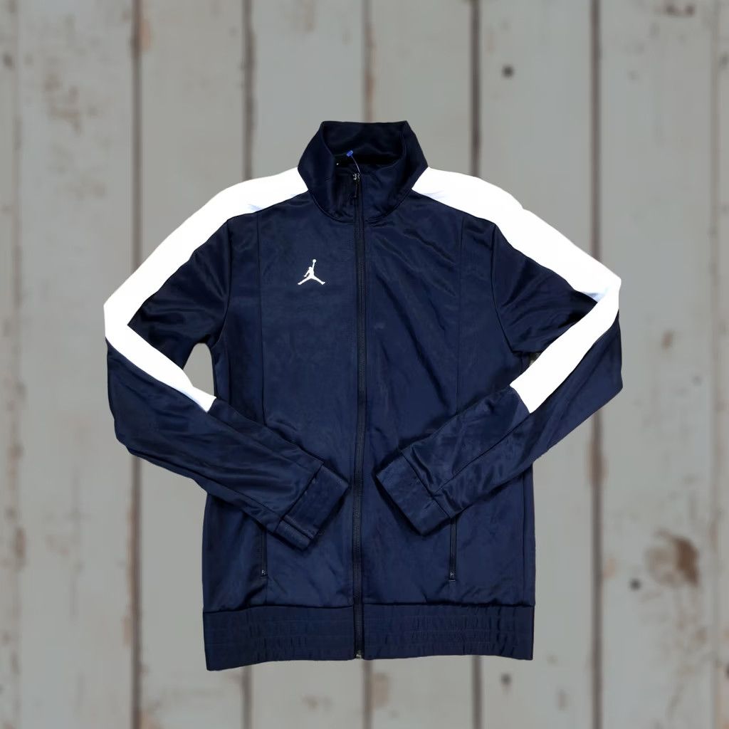 Jordan Brand Jordan Track Jacket Mens S Navy White Full Zip Jumpman Logo Athletic Size US S / EU 44-46 / 1 - 1 Thumbnail