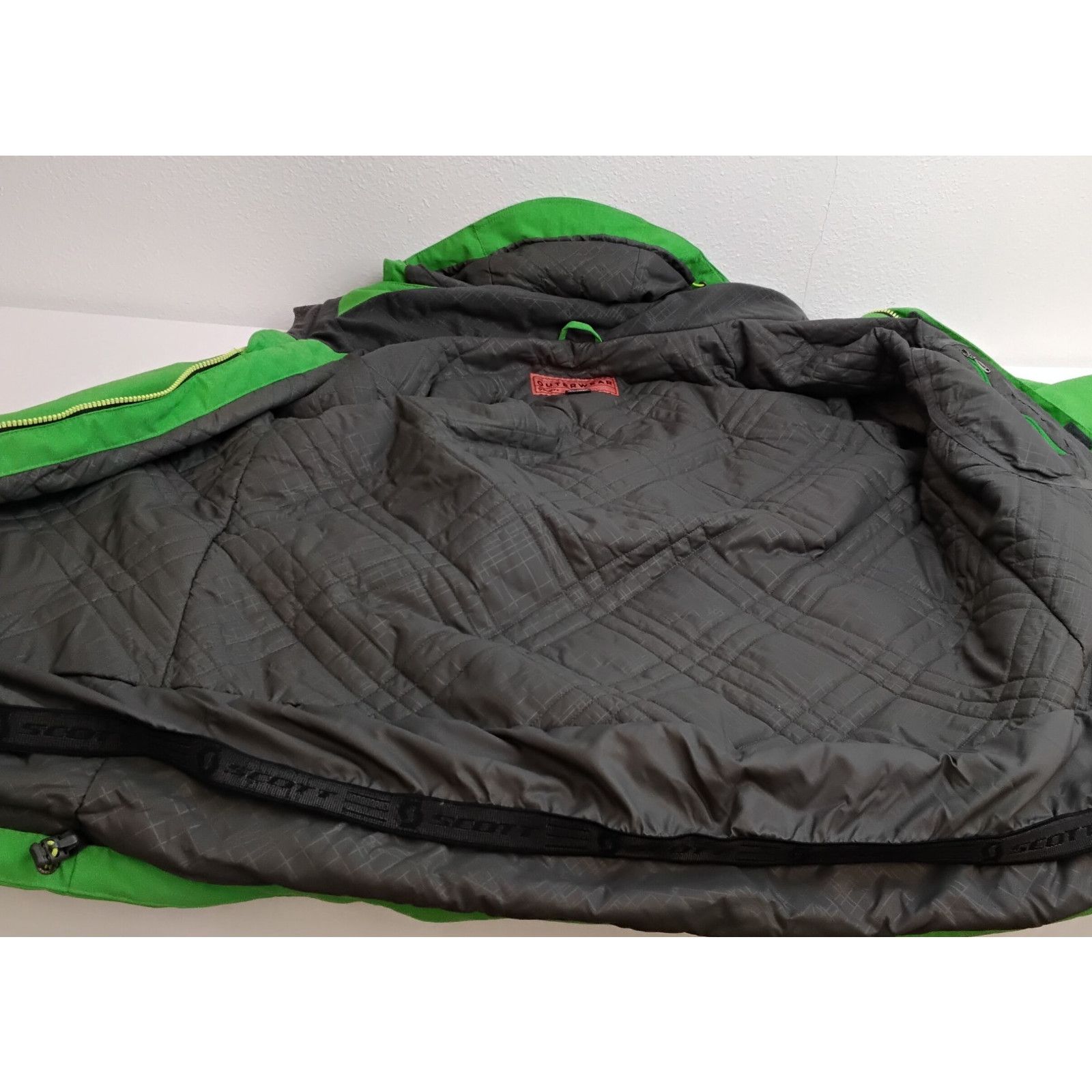Other Scott Ski Jacket Men's XL Green Hooded Full Zip Waterproof Size US XL / EU 56 / 4 - 7 Thumbnail