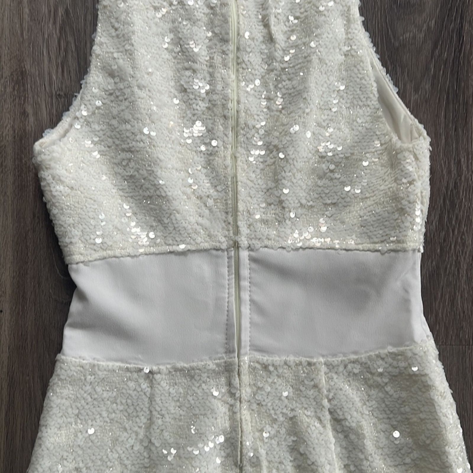 Derek Lam 10 Crosby 10 Crosby Derek Lam White Sequins Mini Dress Size 0 Size XS / US 0-2 / IT 36-38 - 8 Thumbnail