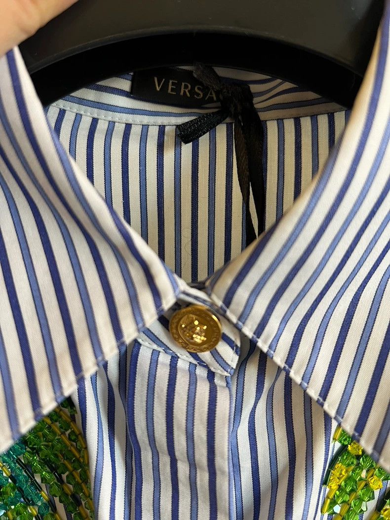 Versace Versace Rainforest Heavy Industries embroidered shirt Size US M / EU 48-50 / 2 - 4 Thumbnail