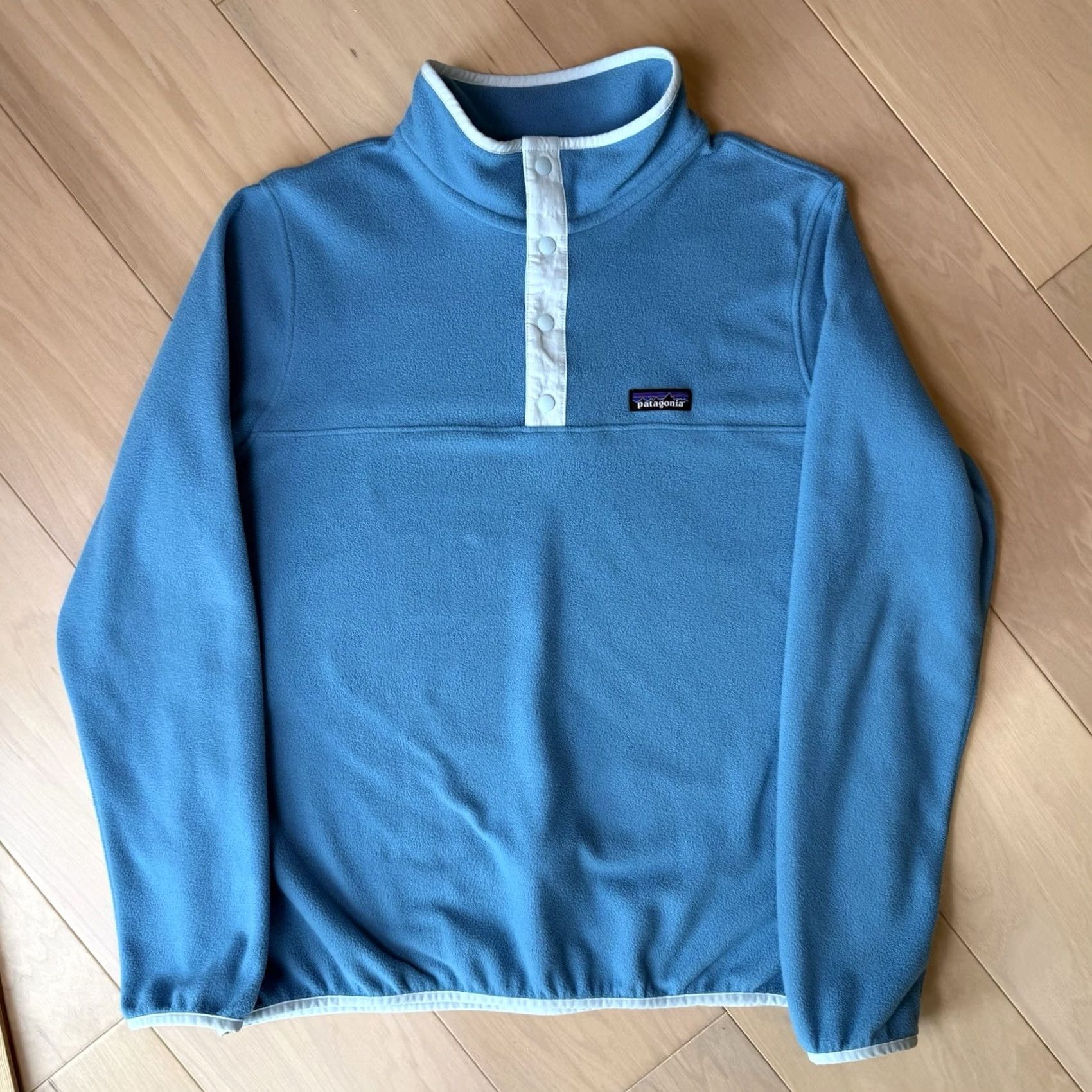 Patagonia Patagonia Jacket Women's XL Blue Fleece Micro D Snap T Pullover Outerwear Size XL / US 12-14 / IT 48-50 - 3 Thumbnail