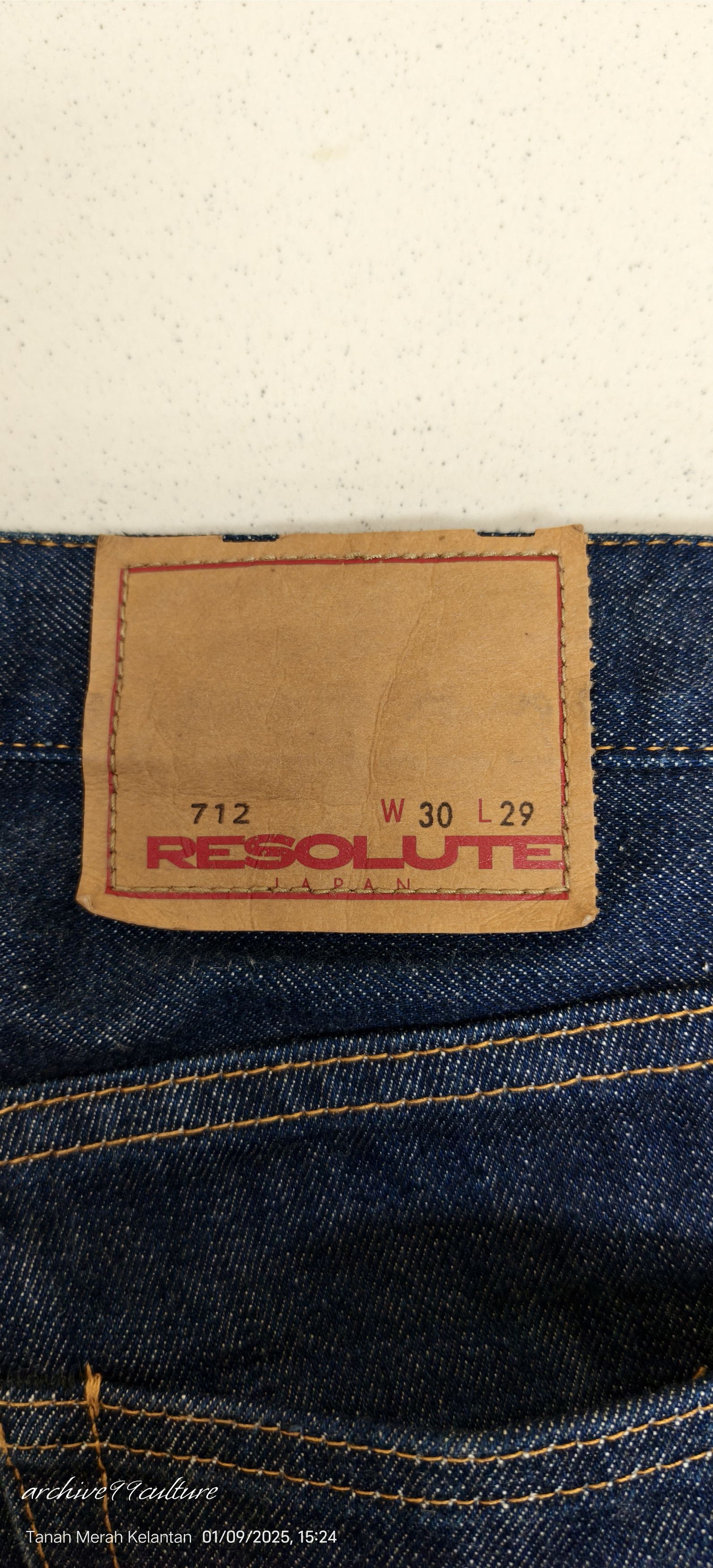 RESOLUTE RESOLUTE JAPAN JEANS SEVEDGE button No 10 Size US 30 / EU 46 - 3 Thumbnail