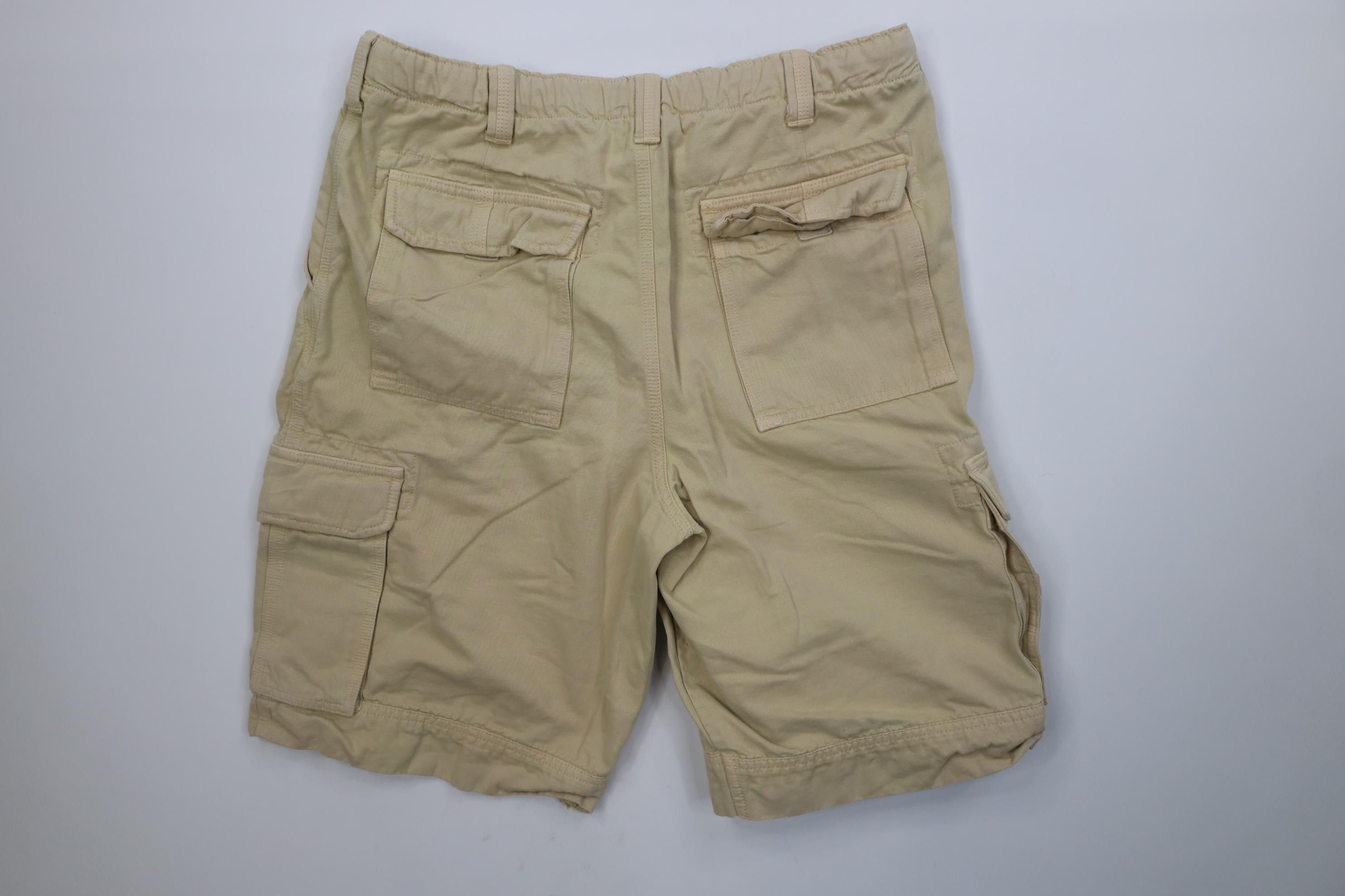 Lands' End Vintage 90s Y2K Lands End Heavyweight Surplus Cargo Shorts Size US 34 / EU 50 - 11 Thumbnail