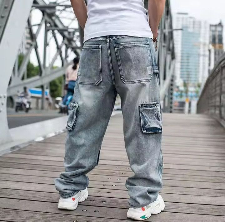 Japanese Brand Men pants multi pocket hip hop Size US 44 / EU 60 - 3 Thumbnail
