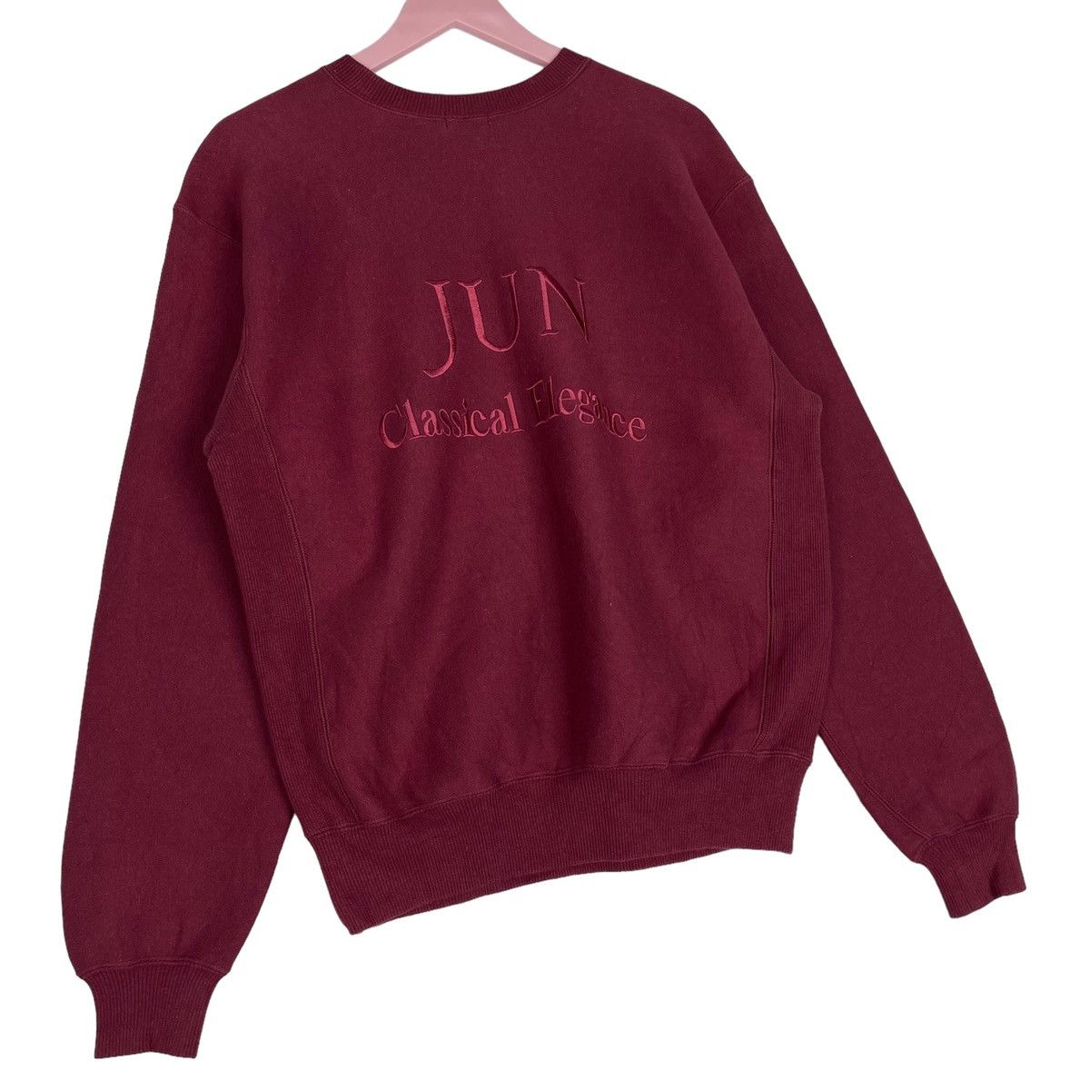 Vintage Vintage Jun Classic Elegance Embroidered Crewneck Sweatshirt Size US L / EU 52-54 / 3 - 4 Thumbnail