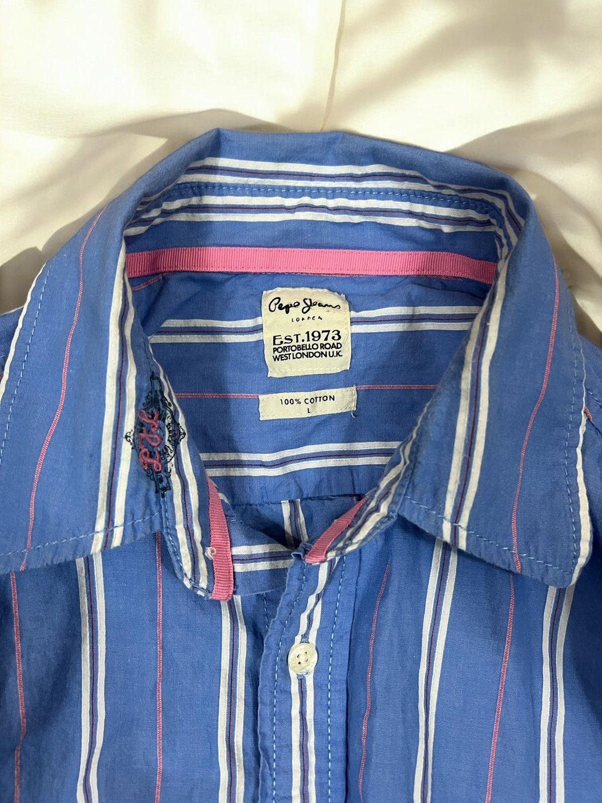 Pepe Jeans Pepe Jeans Austin Striped Shirt size L Size US L / EU 52-54 / 3 - 6 Thumbnail