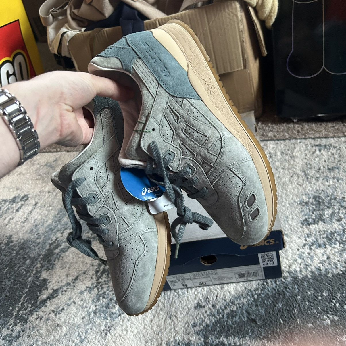 Saint Alfred H33LK-8016 2013 asics GEL LYTE iii OLiVE BiRCH LAKE MiCHiGAN Size US 9 / EU 42 - 15 Thumbnail