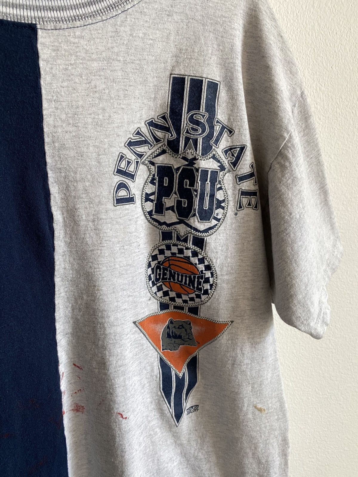Vintage Vintage 90s Penn State Single Stitch Tee Size US L / EU 52-54 / 3 - 4 Thumbnail