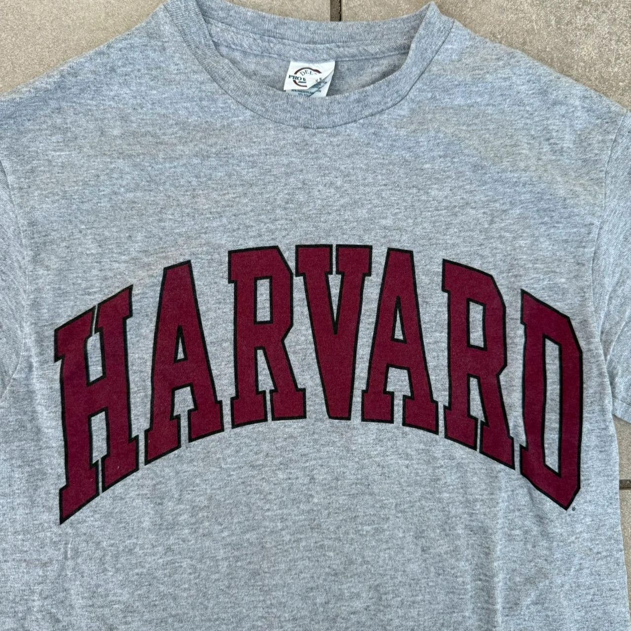 Vintage Harvard Vintage 90s College T shirt Spellout Grey Size US S / EU 44-46 / 1 - 6 Thumbnail