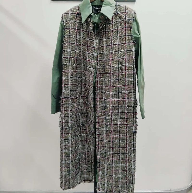 Chanel Chanel Long Cotton Trench Coat for Women 0089 Size M / US 6-8 / IT 42-44 - 1 Thumbnail