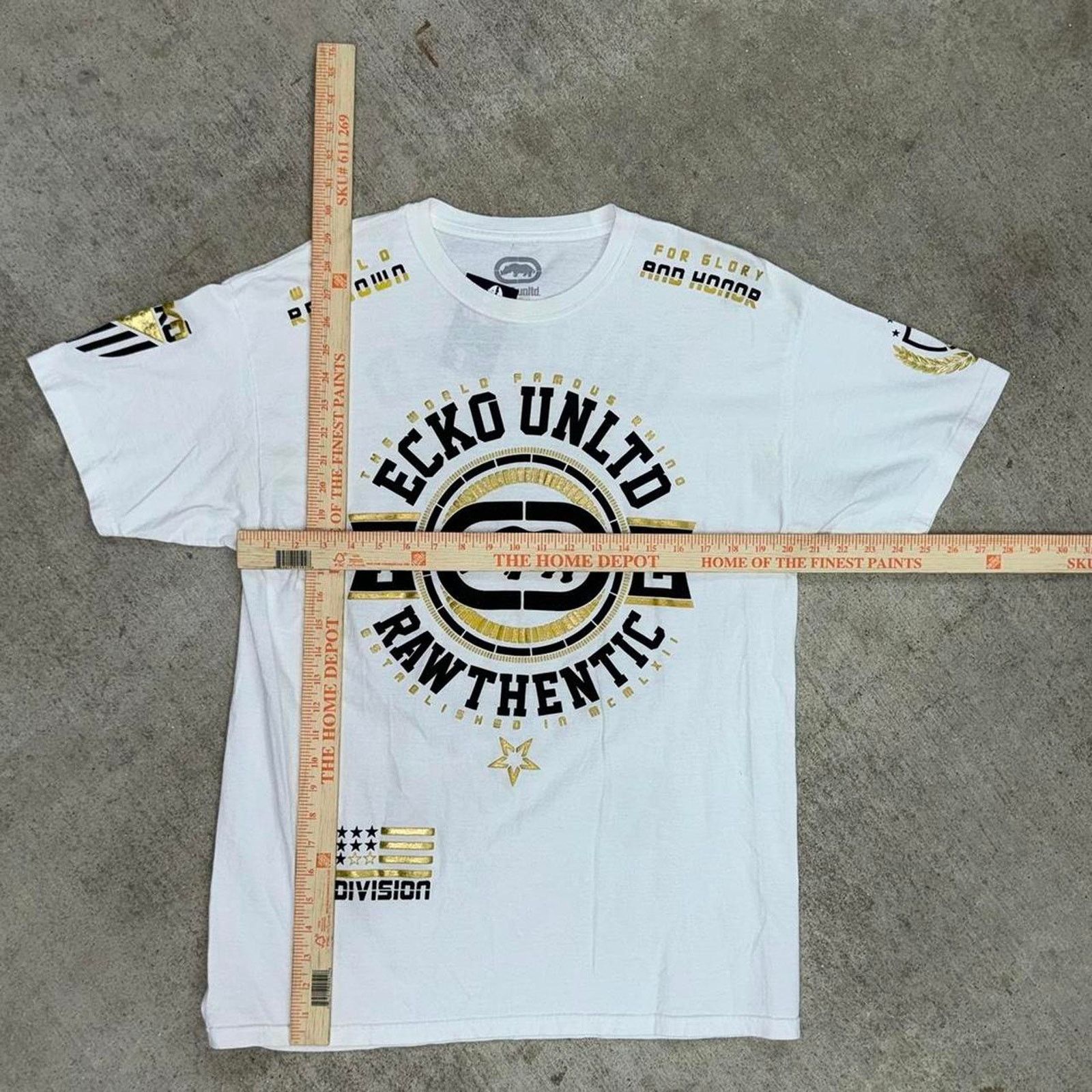 Ecko Unltd. Vintage y2k ecko mma elite rawthentic t-shirt Size US L / EU 52-54 / 3 - 3 Thumbnail